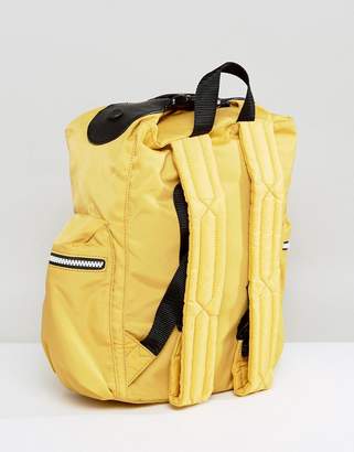 Hunter Mini Yellow Nylon Backpack