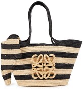 Loewe x Paula's Ibiza Striped Pochette Bag