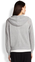 Thumbnail for your product : Eileen Fisher Organic Cotton Mesh Hoodie