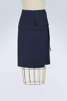 Isalys cotton wrap skirt