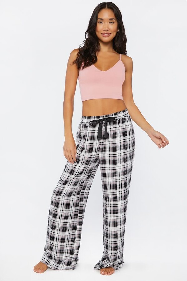 Forever 21 Plaid Pajama Pants ShopStyle