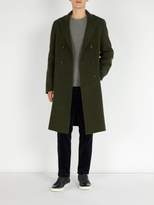 Thumbnail for your product : Massimo Alba Double Breasted Wool Coat - Mens - Green