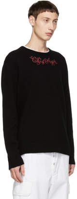Adaptation Black Cashmere C.O.A. Crewneck Sweater