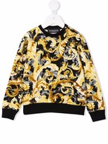 Thumbnail for your product : Versace Children Baroccoflage-print sweatshirt