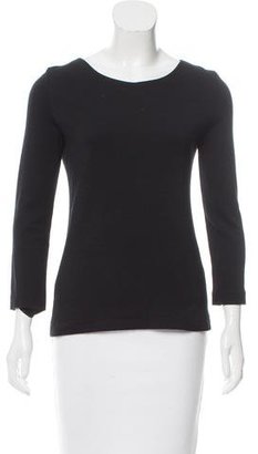 Piazza Sempione Textured Long Sleeve Top
