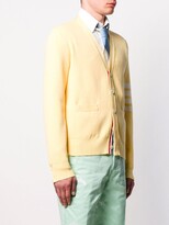 Thumbnail for your product : Thom Browne 4-Bar Milano stitch cardigan