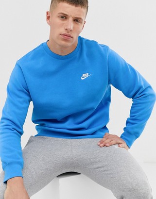 Nike Blue Men's Sweatshirts & Hoodies | Shop the world's largest collection  of fashion | ShopStyle
