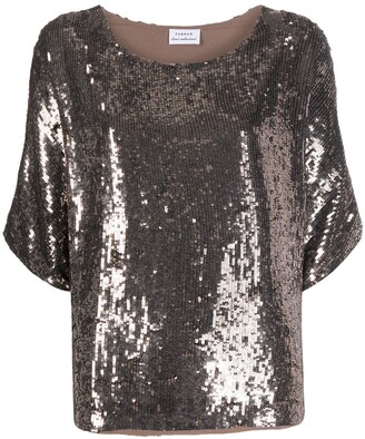 Sequin T Shirt | Shop the world’s largest collection of fashion | ShopStyle