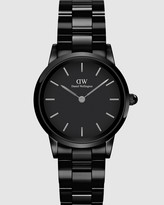 Thumbnail for your product : Daniel Wellington Women's Black Analogue - Iconic Link Ceramic 28mm