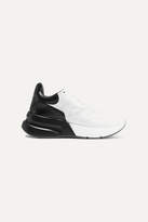 Thumbnail for your product : Alexander McQueen Two-tone Leather Exaggerated-sole Sneakers