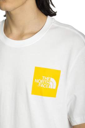 The North Face T0ceq5l4h M S/s Fine Teewhite/yellow