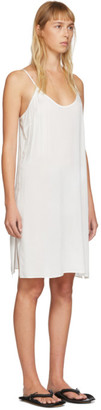 Raquel Allegra White Simple Slip Dress