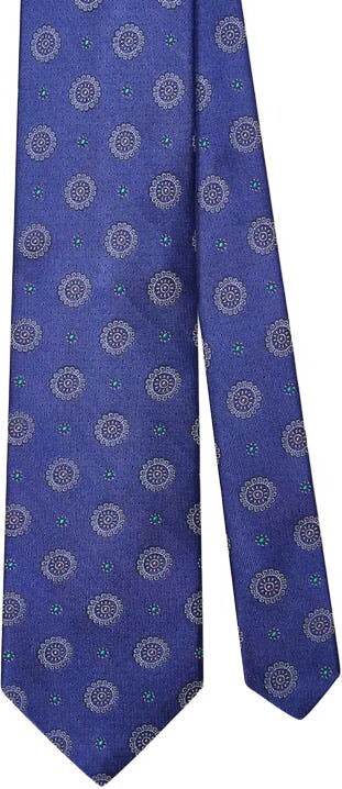 Robert Flower Medallion Necktie
