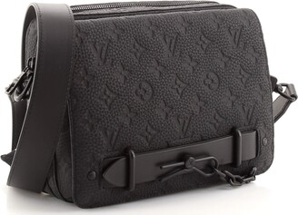 Steamer Messenger Bag - Luxury Monogram Taurillon Leather Brown