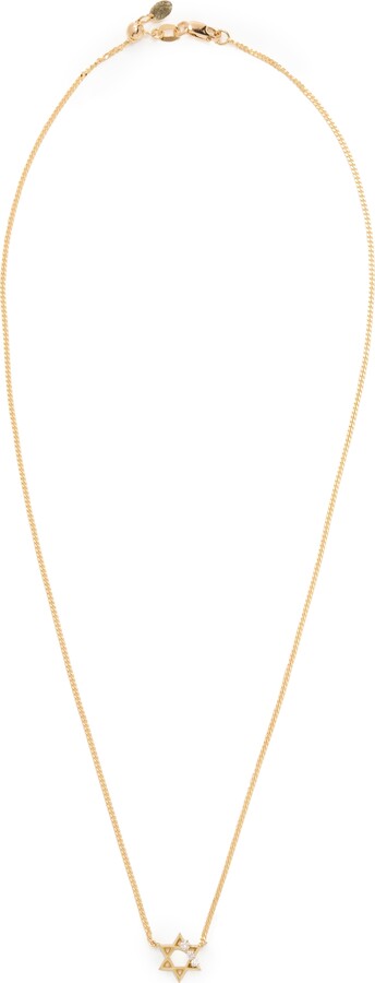 Jade Trau 18k Star of David Pendant