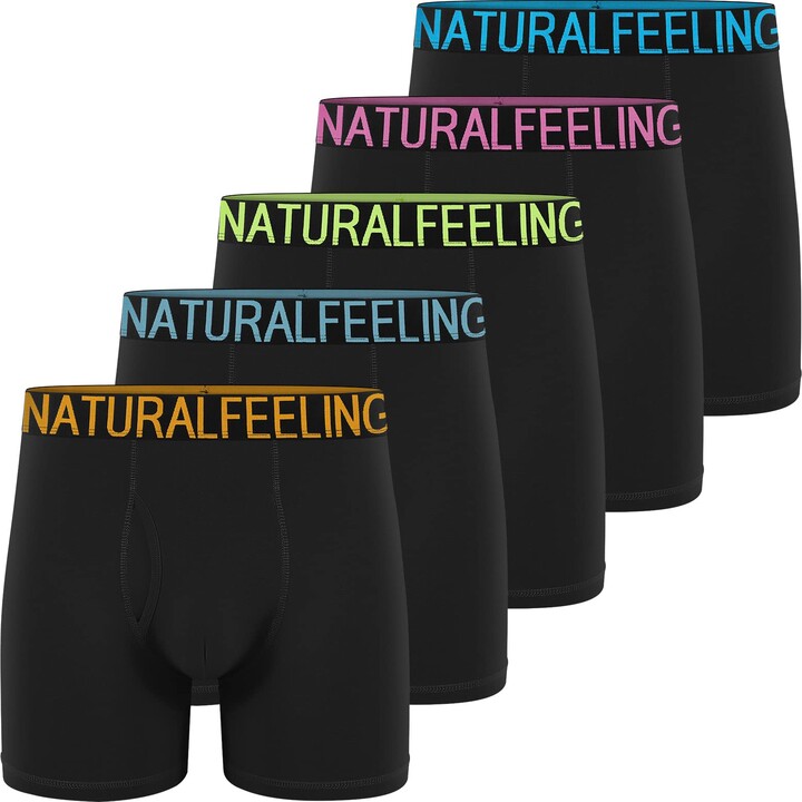 Lovemist Mens Boxers Cotton Underwear Mens Boxer Shorts Multipack Long