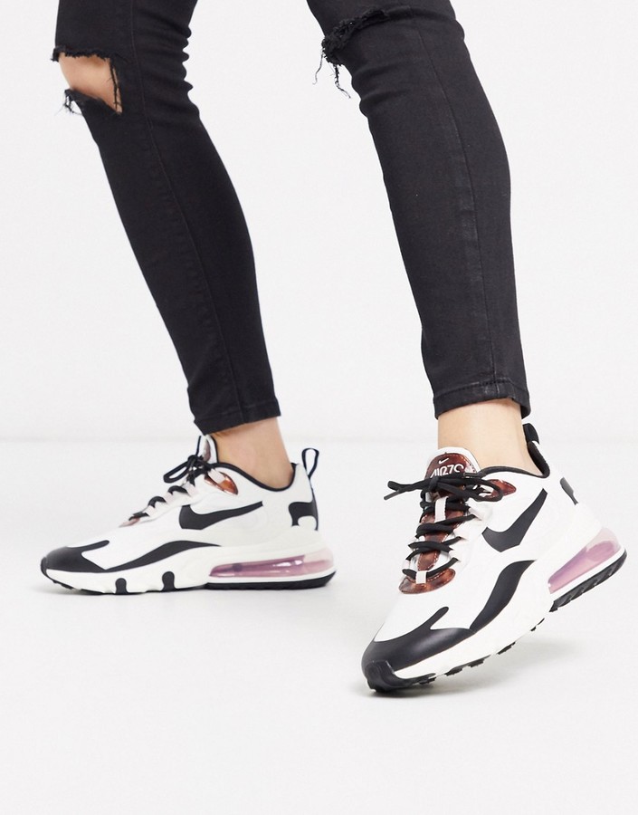 Nike Air Max 270 React cream and Tortoise Shell trainers - ShopStyle  Performance Sneakers