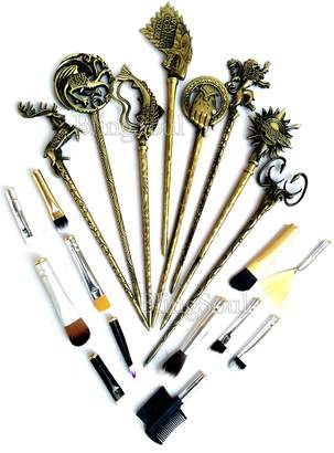 Dragon Optical BlingSoul Game Makeup Brushes - Daenerys Targaryen Khaleesi Hairpin Costume Gifts Merchandise Women