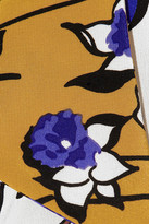 Thumbnail for your product : Miu Miu Floral-print washed-silk shirt