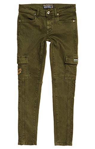 skinny cargo trousers womens