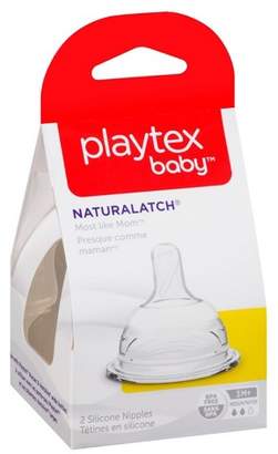 Playtex Baby NaturaLatch Medium Flow Baby Bottle Nipples 2pk