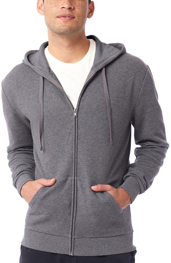 Dark Grey Zip Hoodie | Shop The Largest Collection | ShopStyle