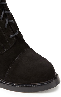 Ann Demeulemeester Lace-up Suede Ankle Boots