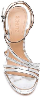 Schutz metallic open-toe sandals
