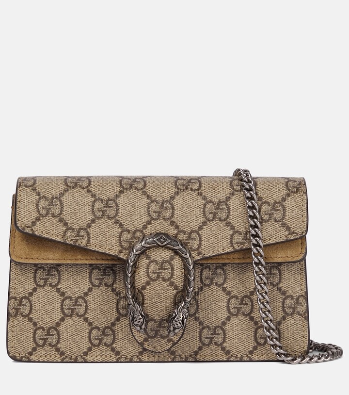 Gucci Dionysus GG Supreme Super Mini crossbody bag - ShopStyle