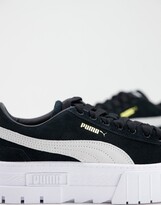 Thumbnail for your product : Puma Mayze platform trainers in black