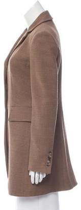 Michael Kors Wool-Blend Long Line Blazer