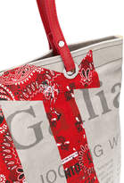Thumbnail for your product : John Galliano newspaper print tote
