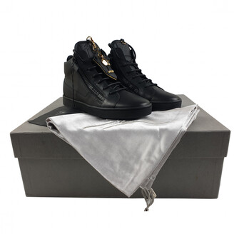 Giuseppe Zanotti Donna Black Leather Trainers - ShopStyle Sneakers &  Athletic Shoes
