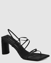 Thumbnail for your product : Nakedvice Women's White Open Toe Heels - The Jas Heels