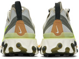 Thumbnail for your product : Nike Grey and Khaki React Element 55 Sneakers