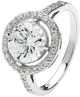 Thumbnail for your product : Joujou Jou Jou Sterling Silver Round Cubic Zirconia Ring, N