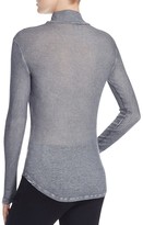 Thumbnail for your product : Majestic Filatures Ribbed Mock Neck Tee