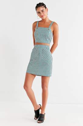 Urban Outfitters High-Rise Striped Mini Skirt