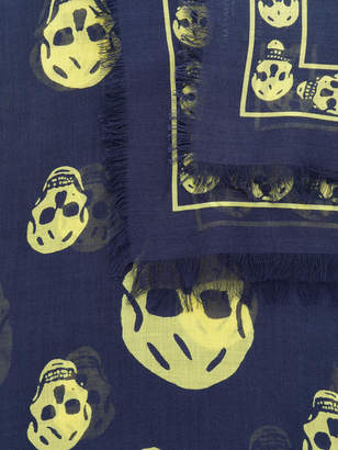 McQ skull print scarf