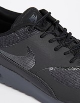 Thumbnail for your product : Nike Air Max Thea Premium Black Sneakers