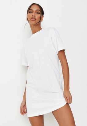 plain white t shirt dress