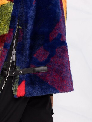 Sacai Patchwork Double-Breasted Coat