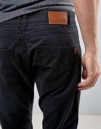 Esprit 5 Pocket Casual Pants In Black