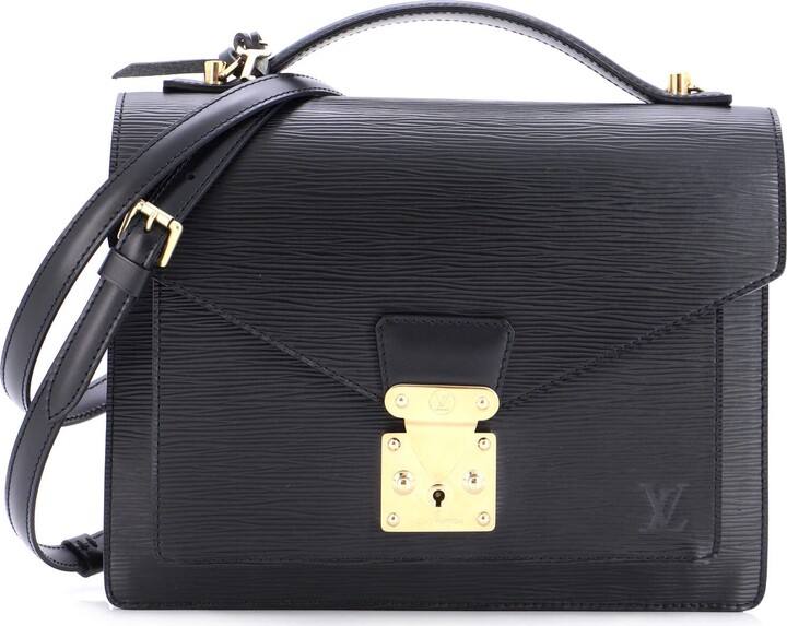 Neo monceau patent leather crossbody bag Louis Vuitton Yellow in