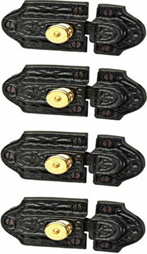 Brass Spring-Loaded Cabinet Latch Furniture and Cabinet Door Catch Hardware (Pack Of 4)