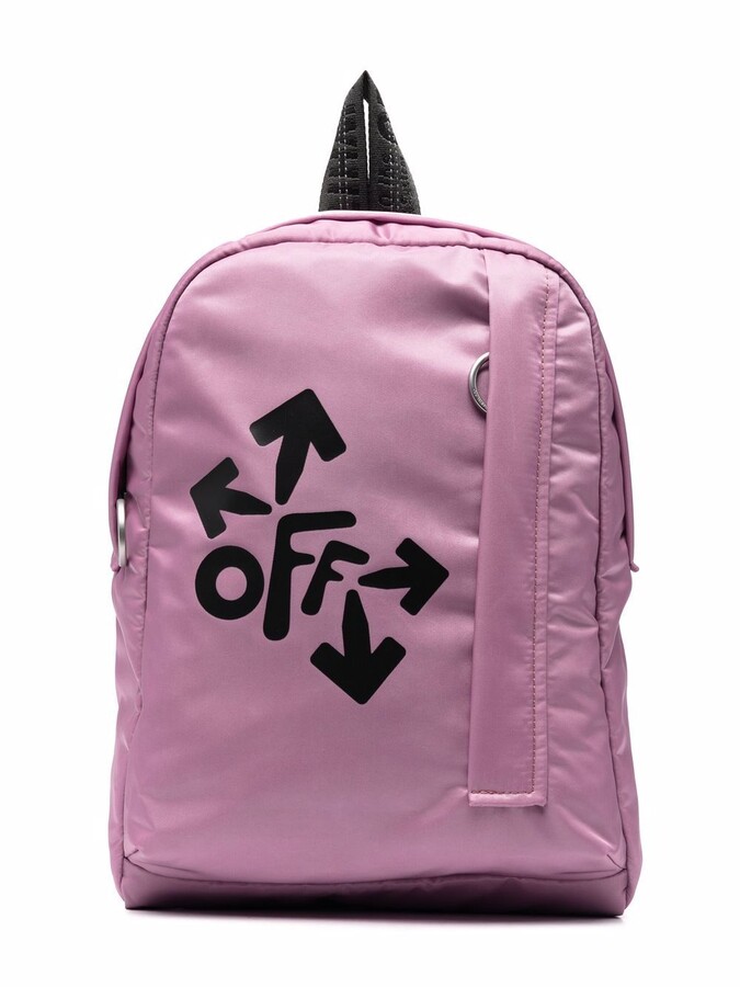 Off-White Kids Mini logo-print Rounded Backpack - Farfetch