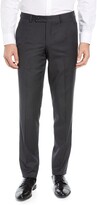 Thumbnail for your product : Ted Baker Jerome Flat Front Solid Wool Dress Pants