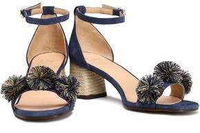 Castaner Xuxa Pompom-embellished Suede Sandals