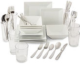 Thumbnail for your product : JCPenney HomeTM Whiteware Square 40-pc. Starter Set - Complete Service for 4