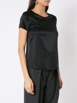 Thumbnail for your product : Emporio Armani round-neck stretch-silk T-shirt